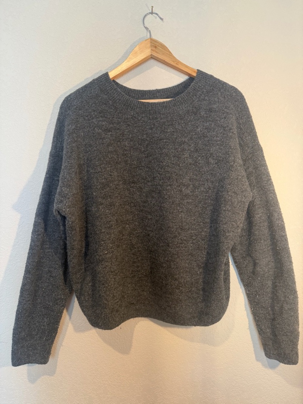 H&M Heather Gray Crewneck Sweater